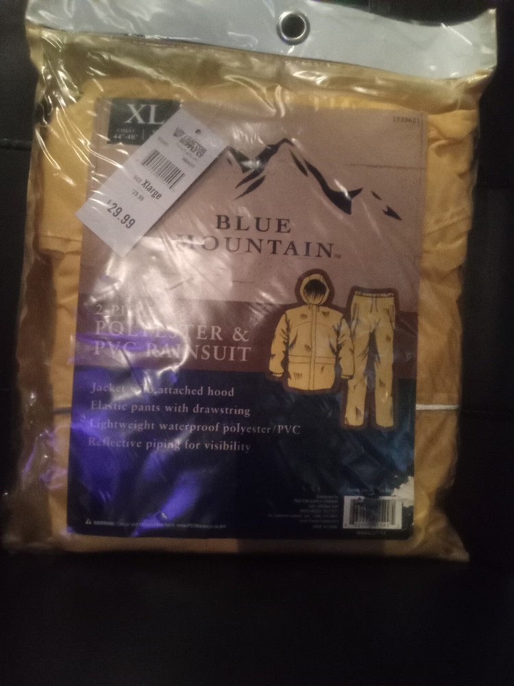 2 piece rain suit xl