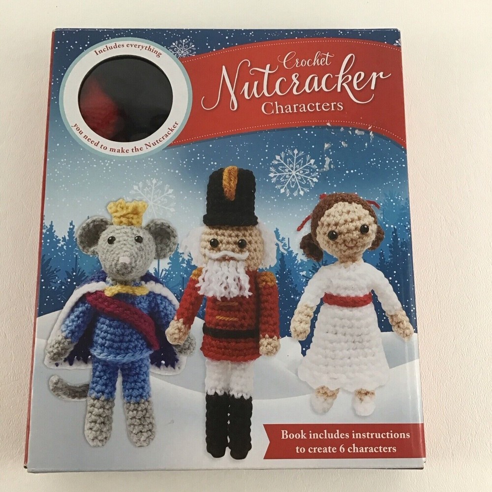 Thunder Bay Crochet Nutcracker Characters Patterns Hook Embroifery Thread New