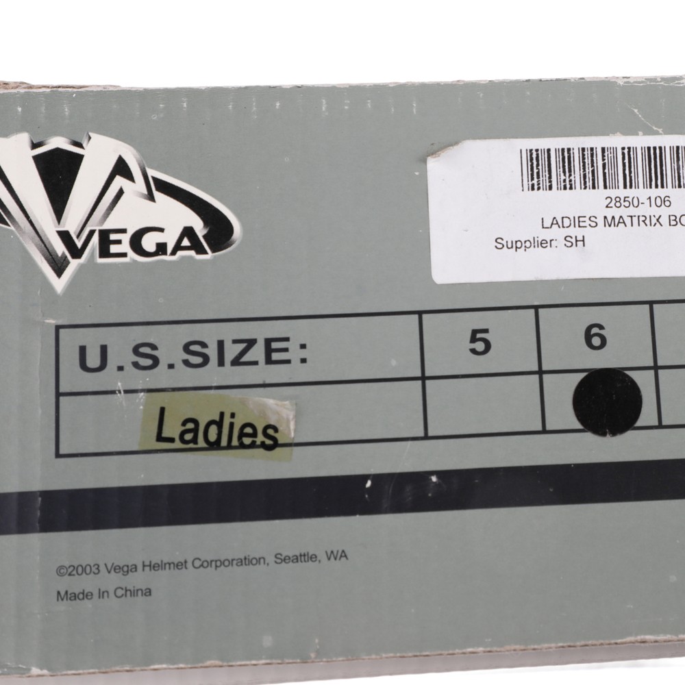 Ladies Vega Matrix Black Boots Size 6