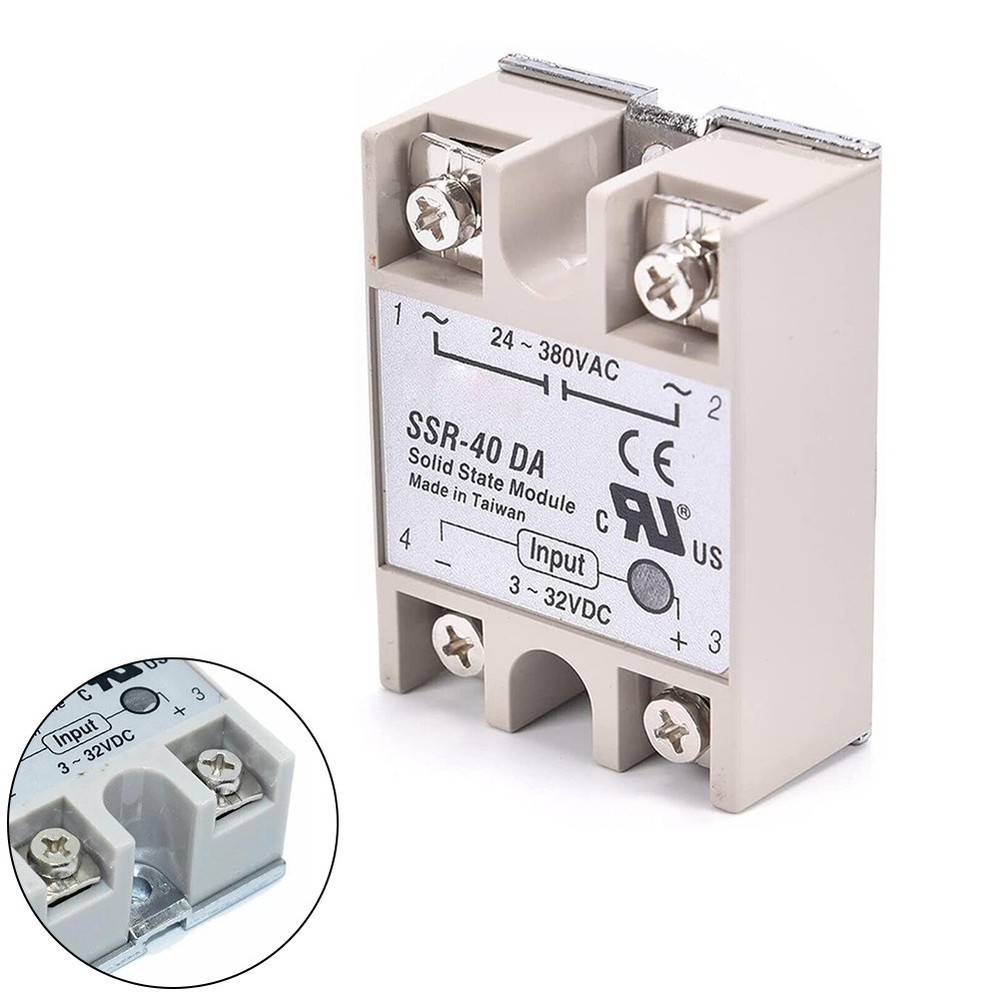 Solid State Relay Module 3-32V DC To 24-380V AC Accessory Adapter Fitting