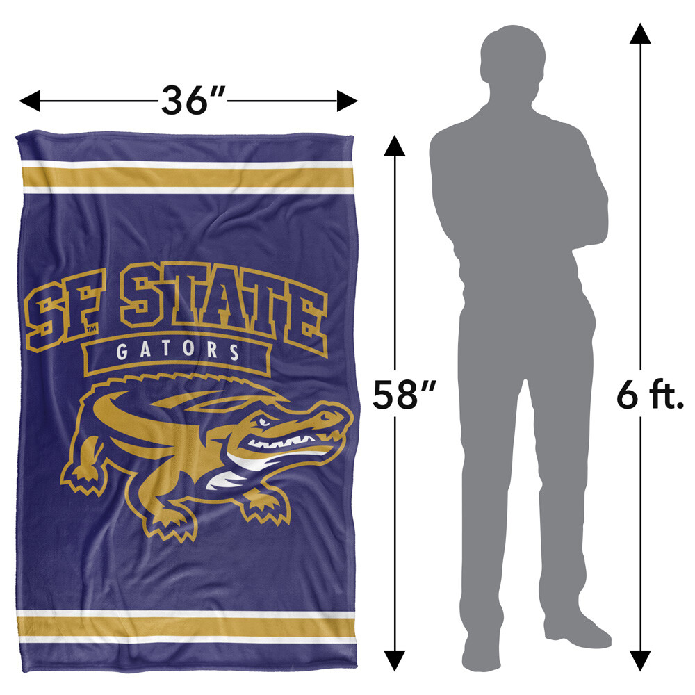 San Francisco State University Primary Logo Silky Touch Super Soft Throw Blanket