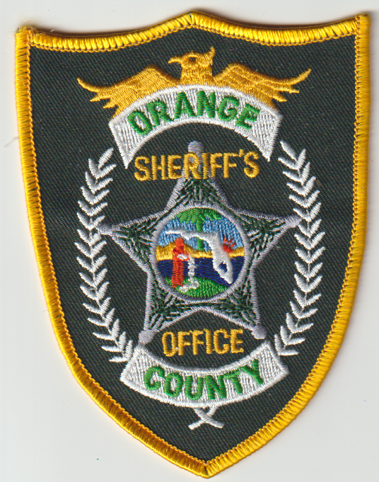 Orange County FL non shield shape patch
