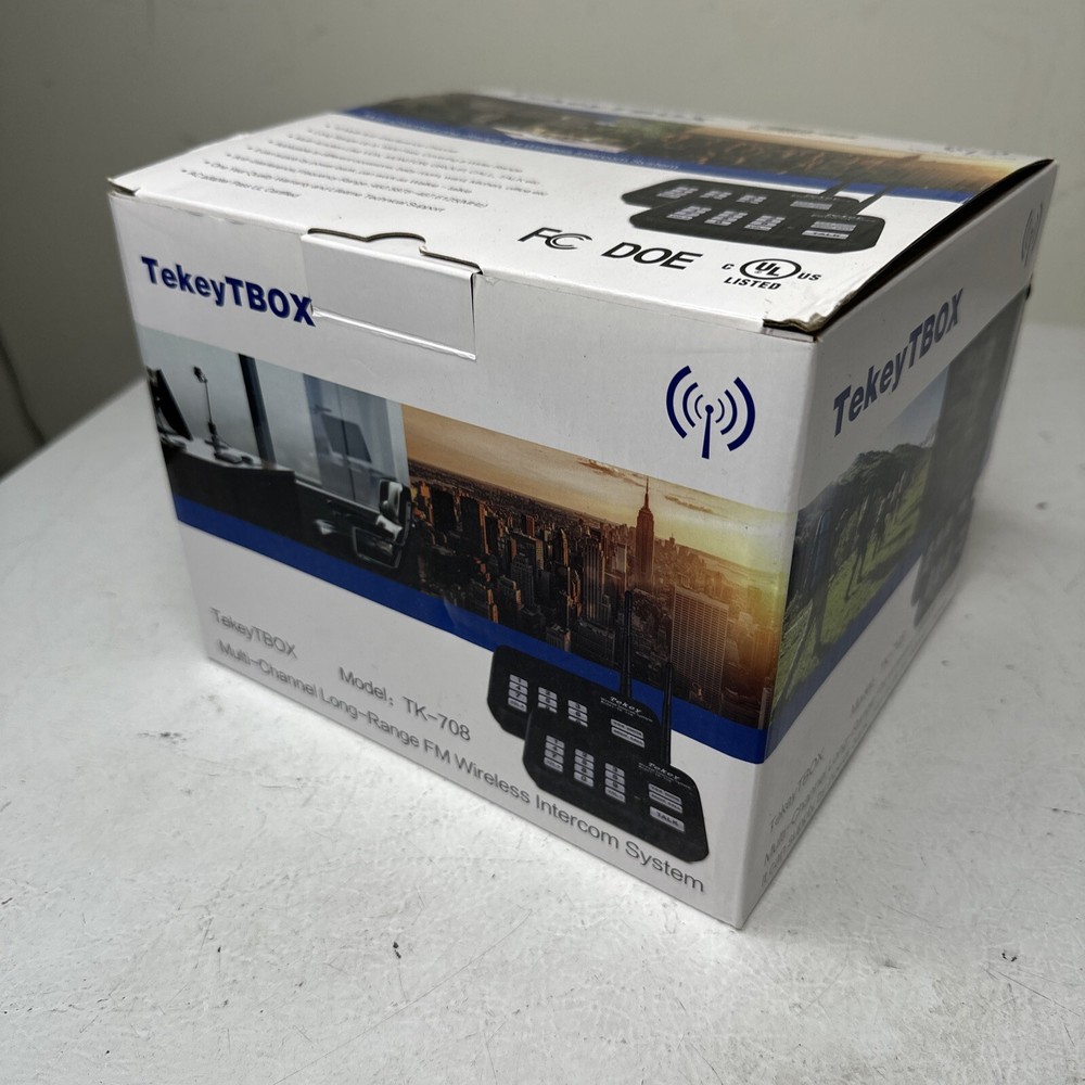 Tekey TBOX TK-708 Multi-Channel Long Range FM Wireless Intercom Systems