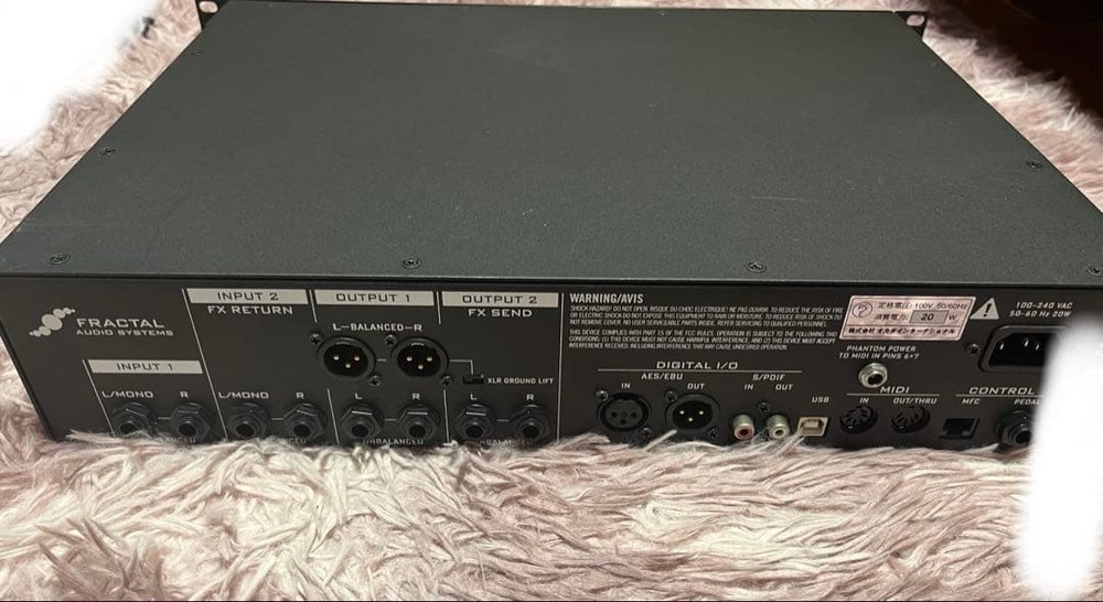 Fractal Audio Axe-Fx II Guitar Preamp Multi Effects Processor Tested w/ Manual