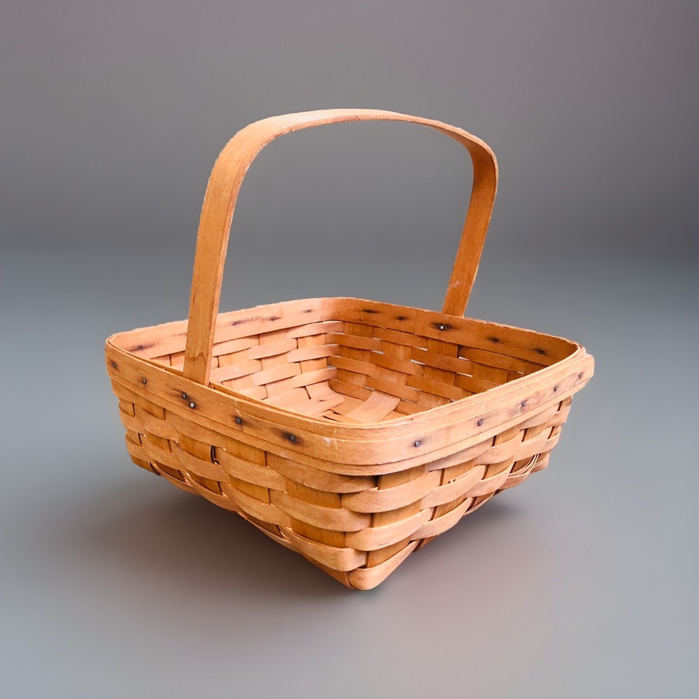 Vintage Longaberger rectangular basket 12 x 12