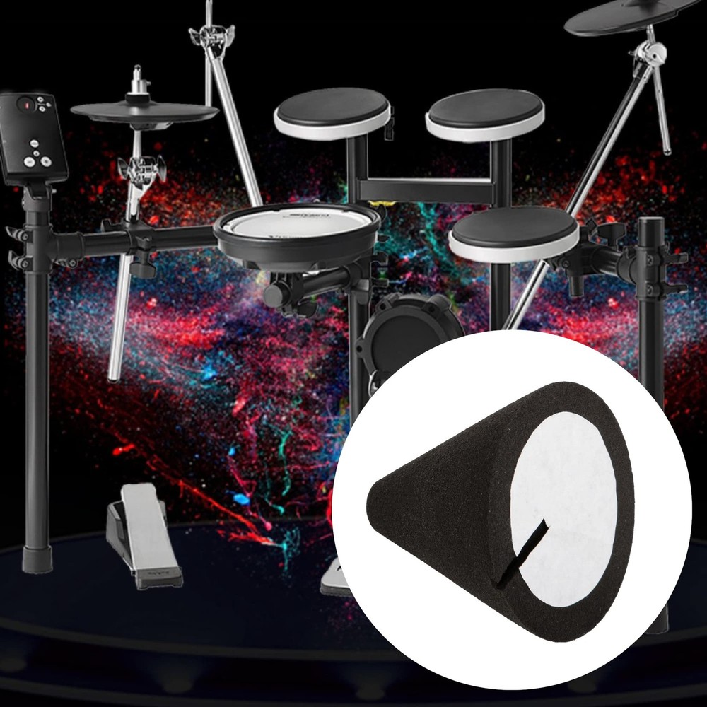 5 Pack Electronic Drum Piezo Trigger Cone Black