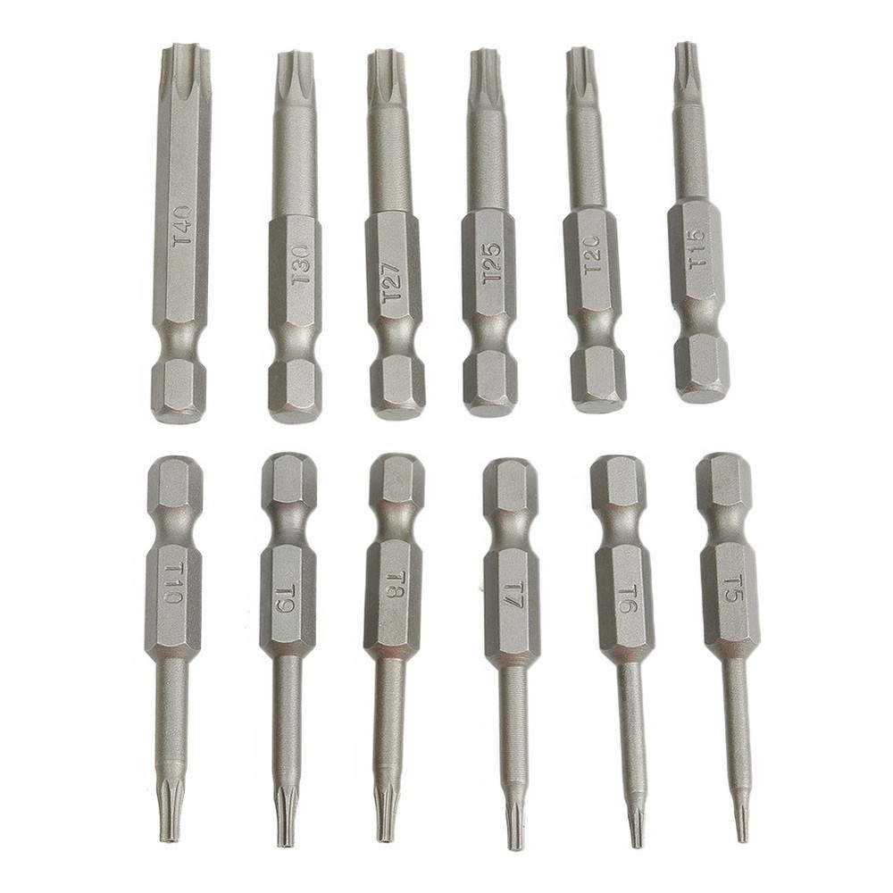 Efficient Tool Kit with Magnetic For Torx Bits Features All Essential Sizes