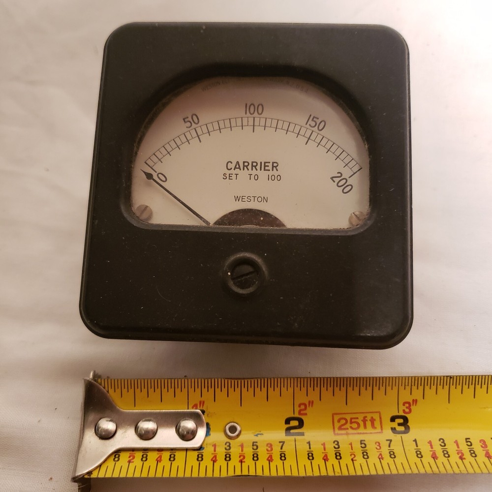 Weston Carrier Meter Vintage