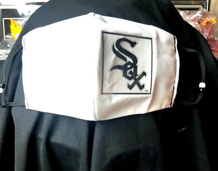 ***White Sox***  REVERSIBLE Cotton Face mask (handmade)