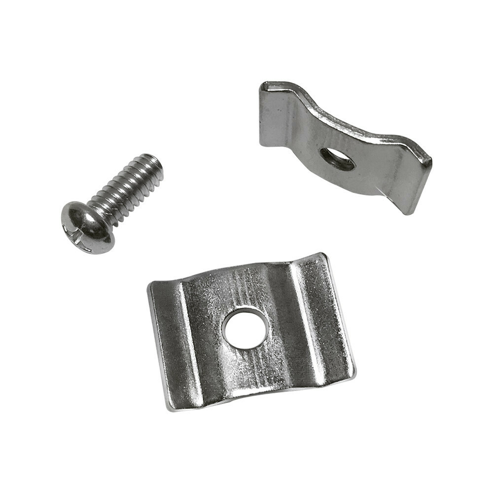 100Pc Chrome Wire Connector Clamp Joiner Gridwall Panel Cube Storage Clipping