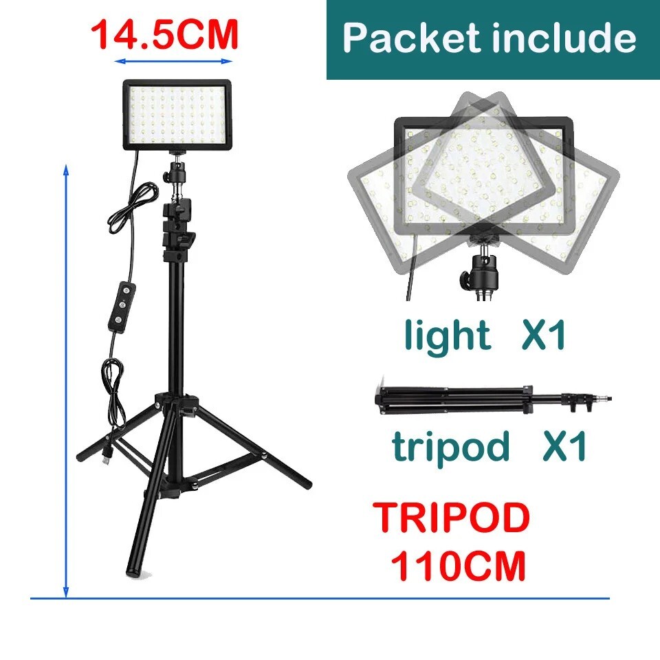 RGB Lighting Kit With Tripod
