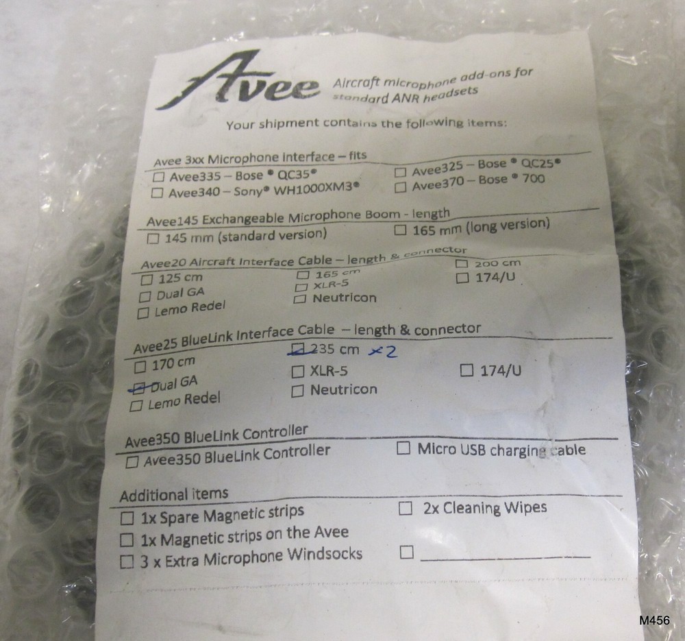 Avee25 Bluelink Interface Cable Dual GA 235cm