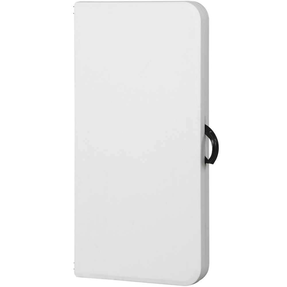 Heavy Duty 34" Folding Table Plastic Square Card Table w/Carrying Handle White