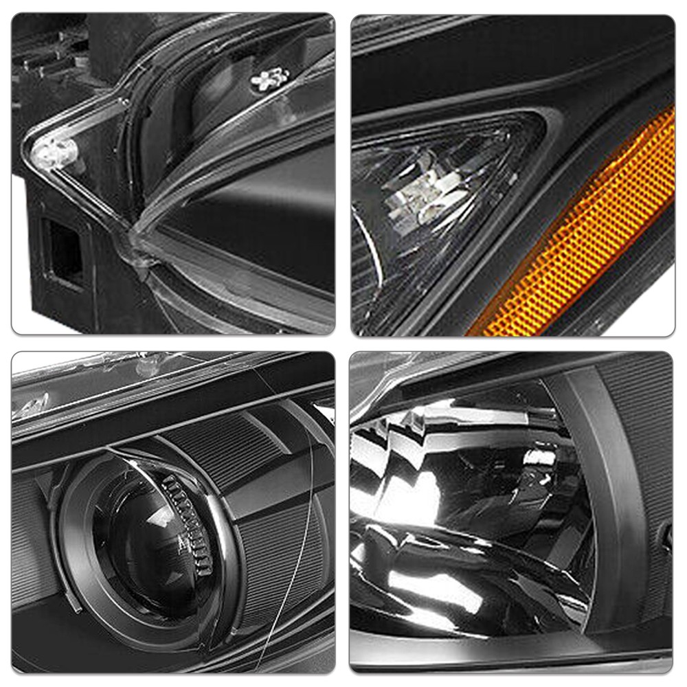 Fit For 2014-16 Mazda 3 Driver & Passenger Side Pair Headlight Assembly