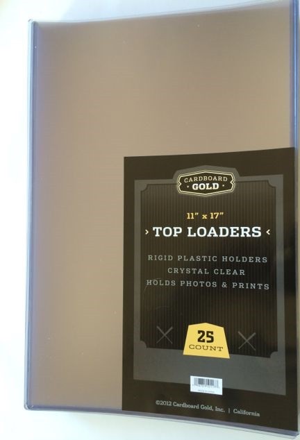 CBG 11X17 Art Print Toploader Holder 25ct Pack