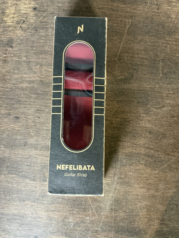 NEW Nefelibata Guitar Strap Red
