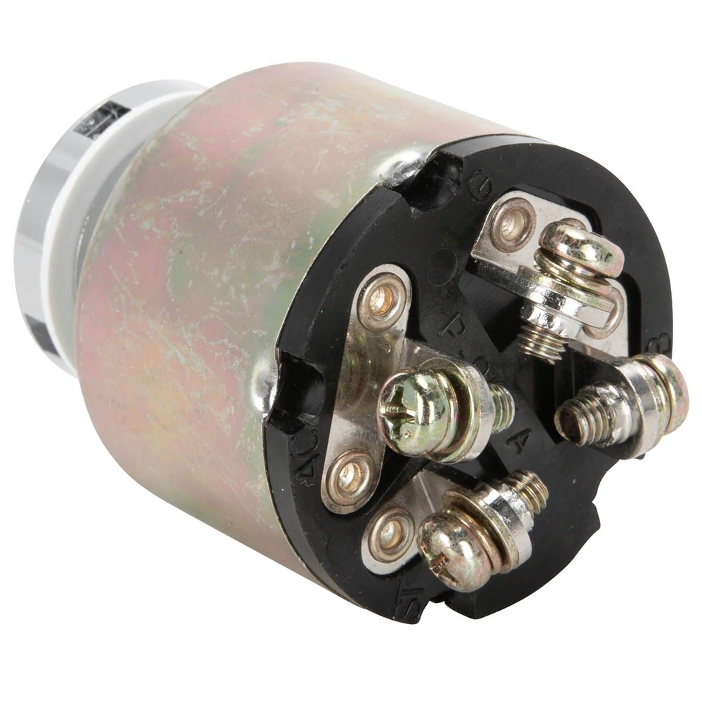 3 position Universal Quick-Start Ignition Key Switch - Chrome Bezel