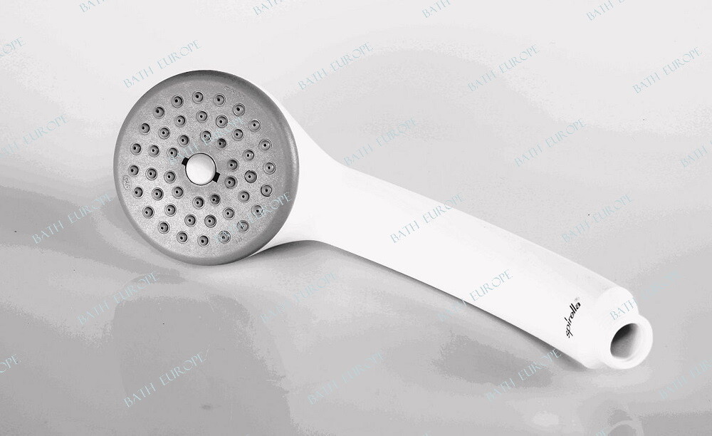 Maya White Shower Head with 1 Jet +Easy Clean System