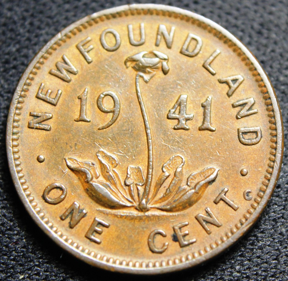 1941C CANADA NEW FOUNDLAND One Cent