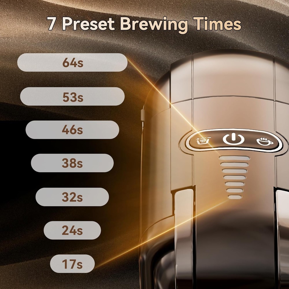 5 in 1 Coffee Maker Capsule Espresso Machine Multi Pod