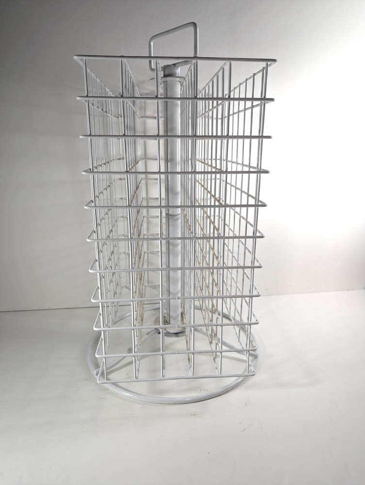 Spinning Craft Paint Storage Holder Rack White
