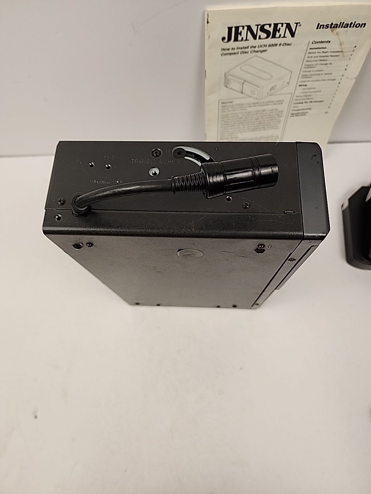 Jensen CD changer, UCH6006, modulator, wireless controller RF60U, NOT TESTED