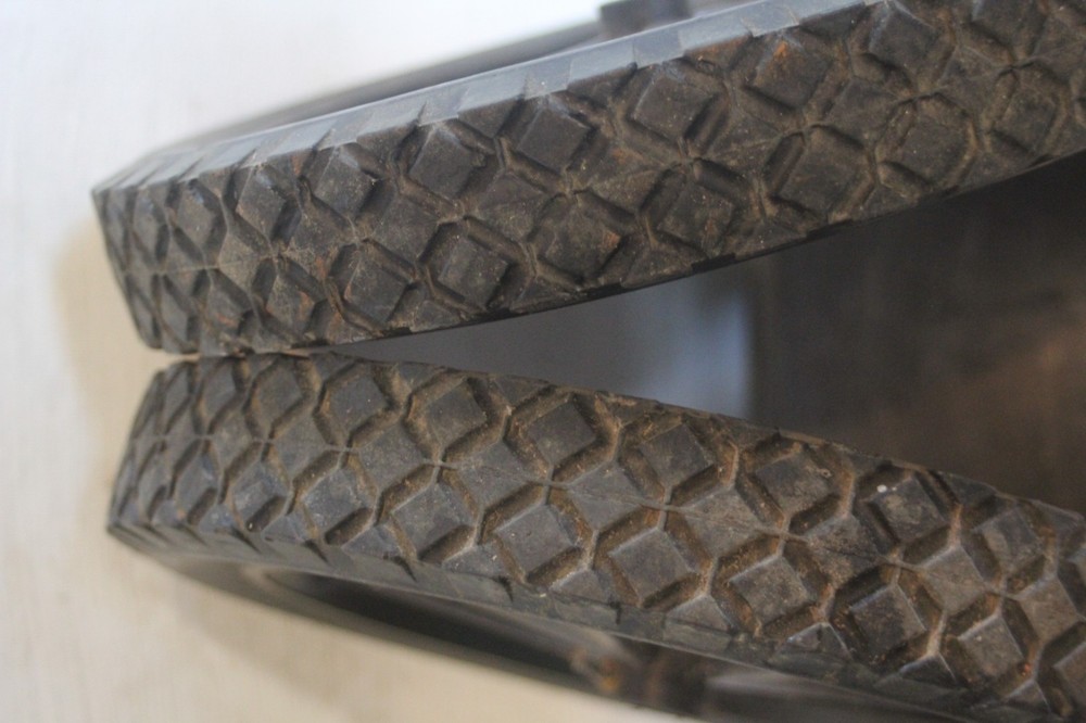 LOT OF TWO SOLID STATE TIRE 12" X 2"