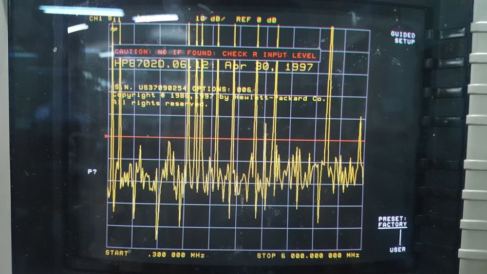 HP/Agilent 8702D : OPT 006 , Lightwave communication Analyzer (AS-IS)
