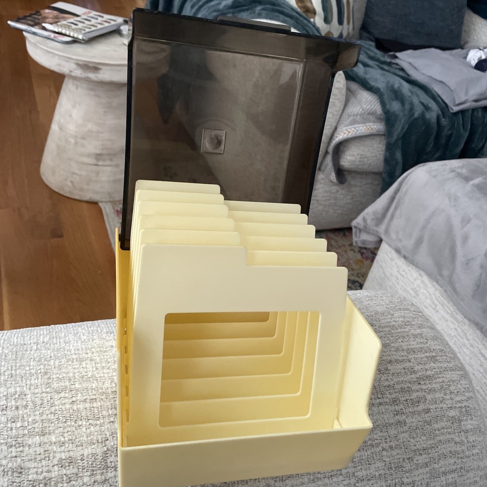 Vintage Computermate Computer Storage Floppy Disk Organizer CM-300 VGUC