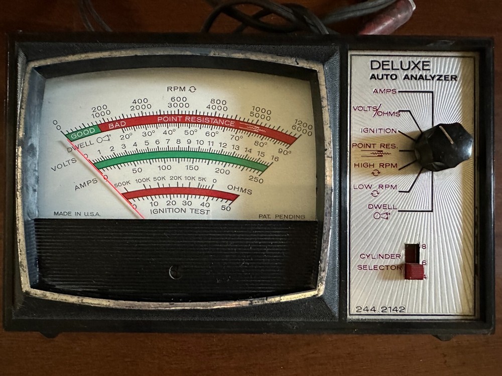 SEARS Vintage Deluxe Auto Analyzer Model 244.2142