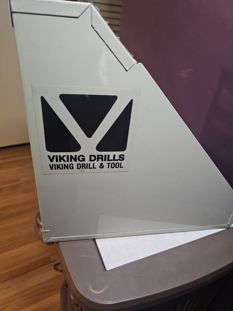 Vintage Viking Drill And Tool Drill Bit Display Storage