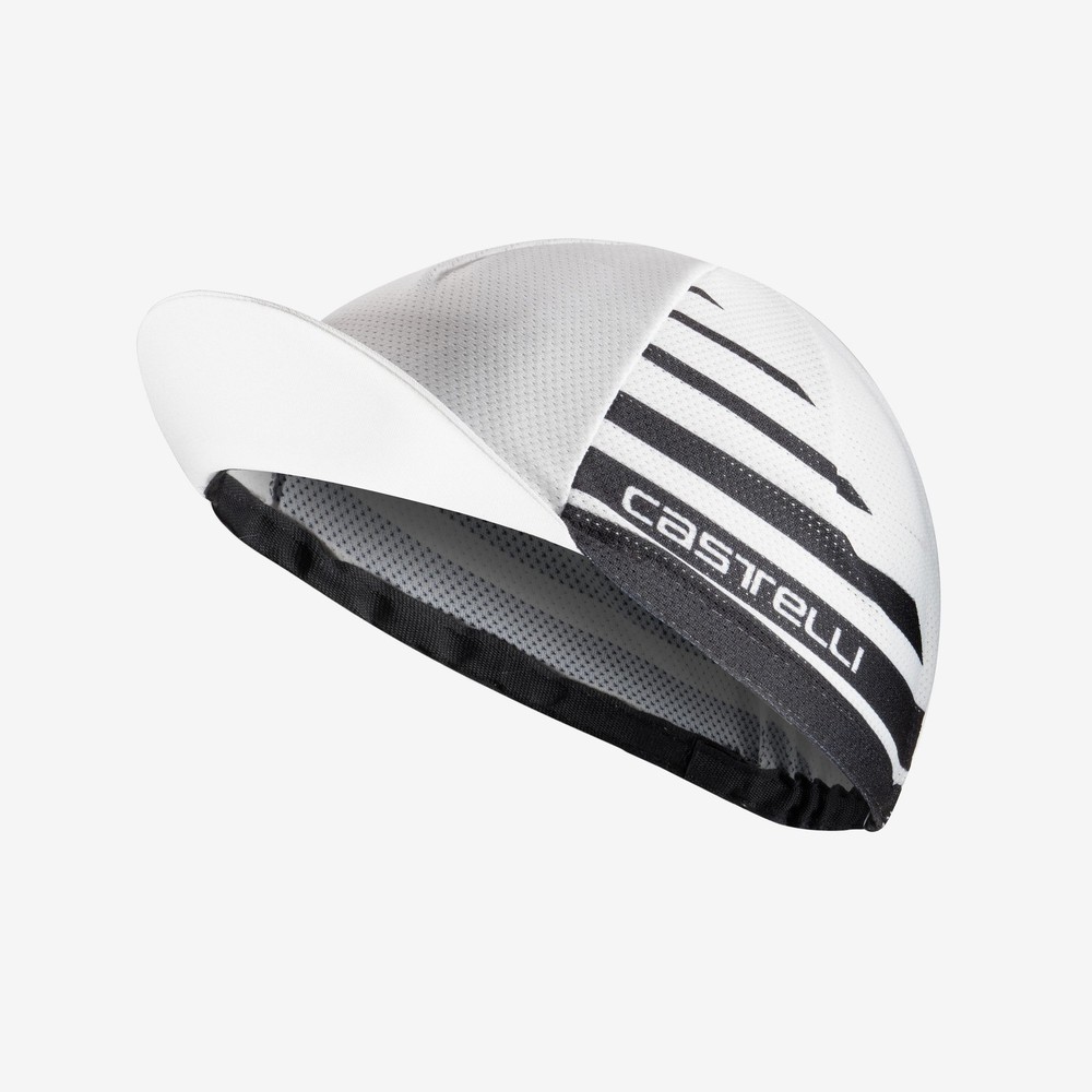 Castelli Classico Cap-White/Black-OSFA