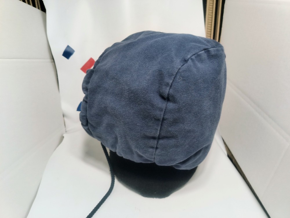 WALLS Zero Zone QUILTED Insulated BLUE Hood Hat Pullover Drawstring Cap