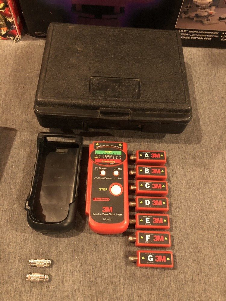 3M DT-2000 D-T Series Data Communications Coax Cable Detector w/ Case