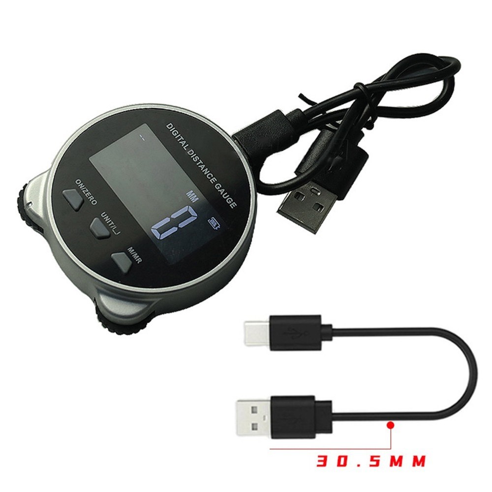 Practical Functions Digital Ruler Rechargeable Battery and LCD Display