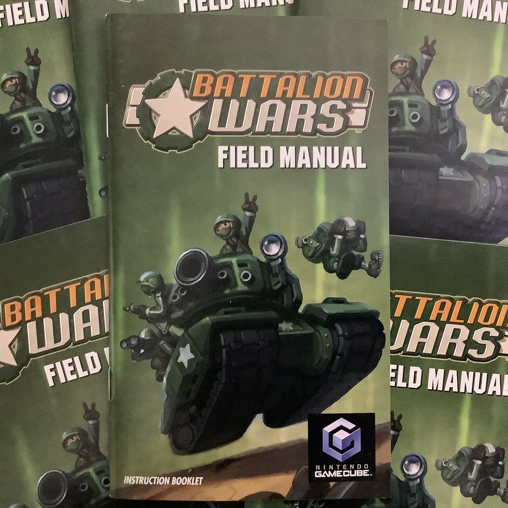 Batallion Wars Nintendo Gamecube Instruction Manual Only