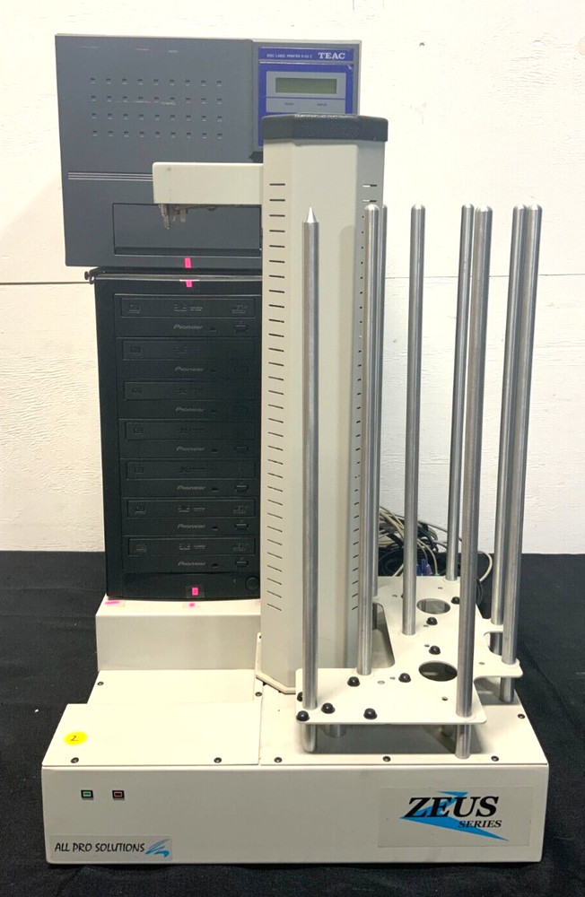 All Pro Solutions Zeus-AU9 Series Disc Duplicator w/TEAC P-55C Printer I2B
