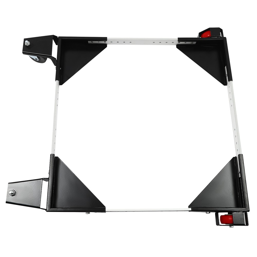 600lbs Adjustable Mobile Base Heavy Duty Rectangular Mobile Base w/ Wheels