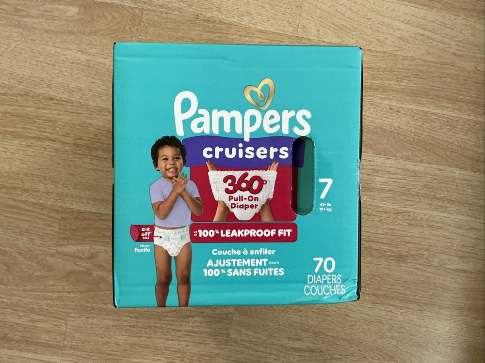 Pamper Cruisers E Z Off Tabs Size 7 Count 70