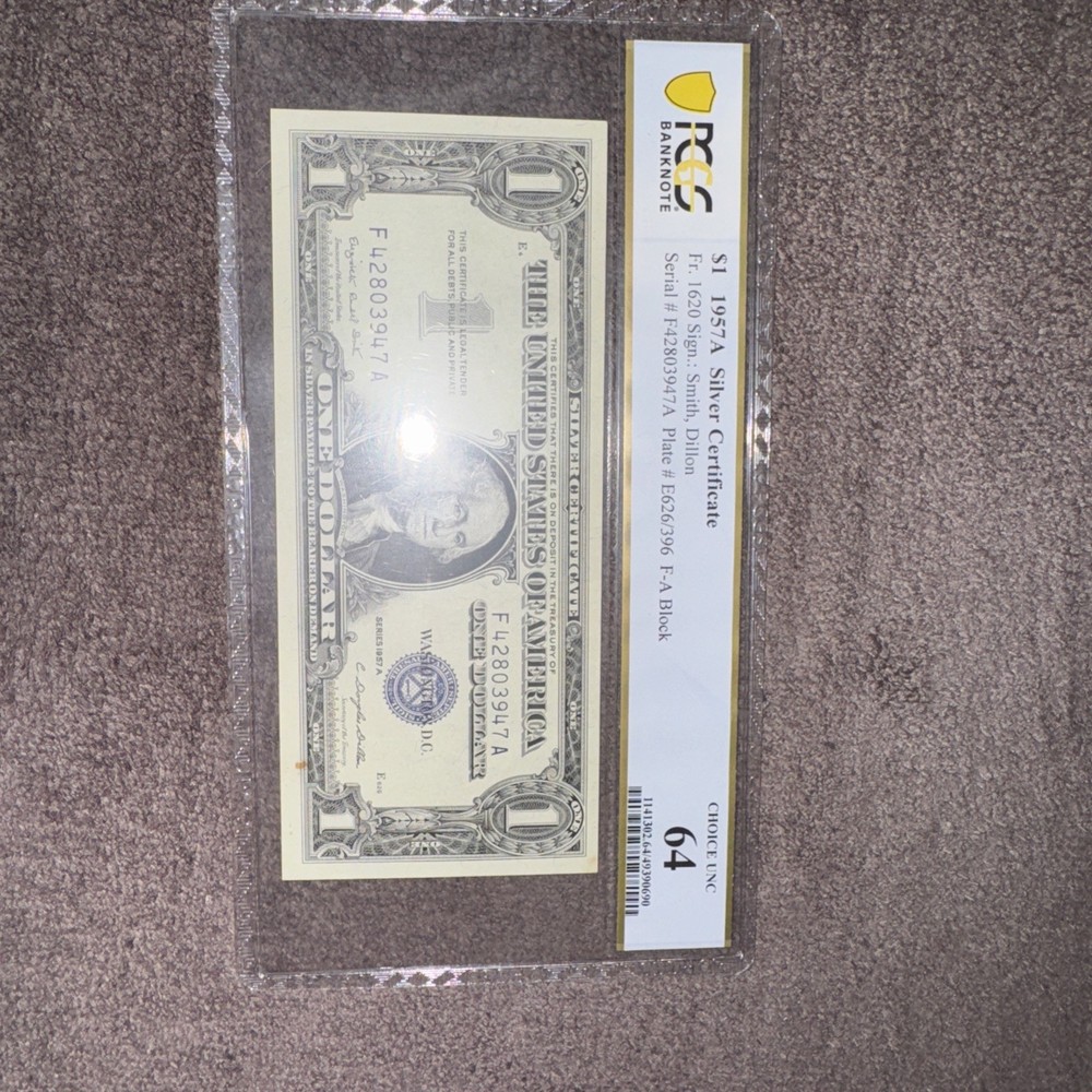 1957 1 Dollar Certificate