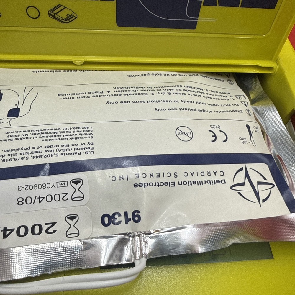 POWERHEART AED 9200RD Tested Working (read Description)