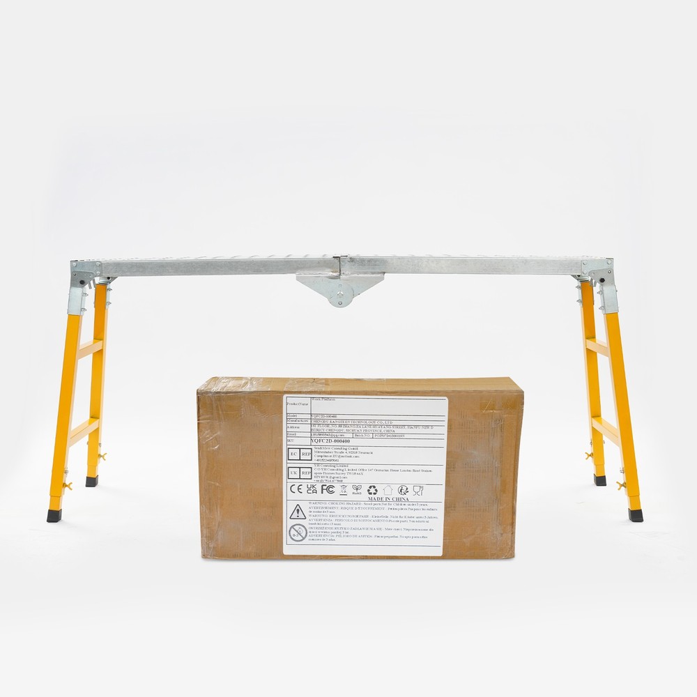 Portable Work Platform Adjustable with Folding Legs for Workshop/Garage/Office