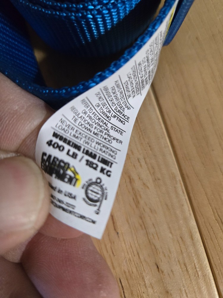 cargo control cam buckle 18 ft