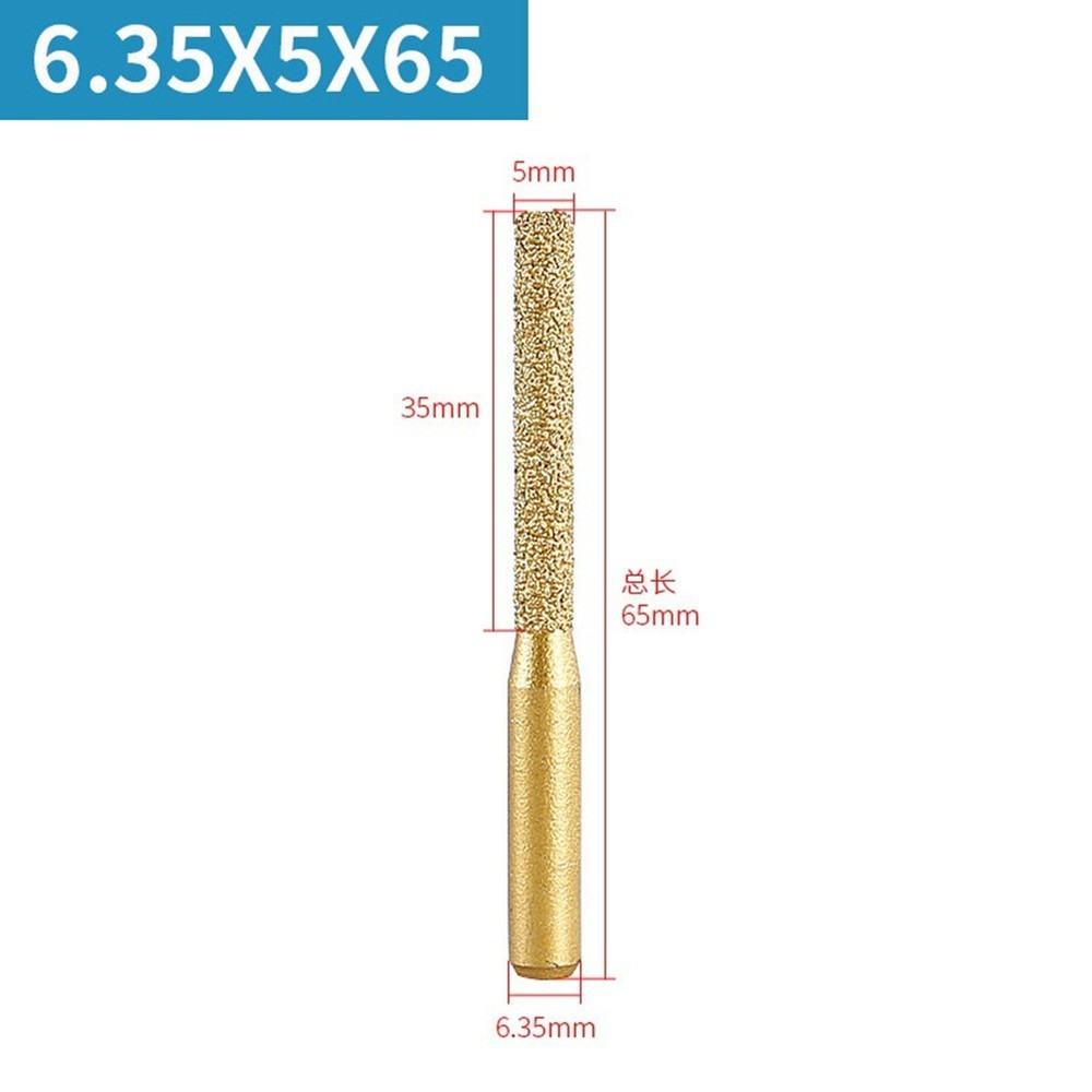 Efficient and Precise Cutting with 6 35mm Brazed Router Bit for Granite Tile