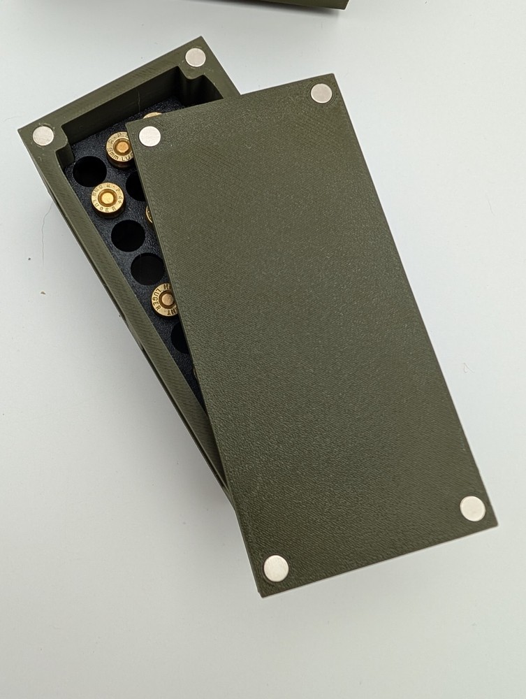 3D Printed Ammo Boxes / Footlocker style - 9mm - 36 Rounds - Stackable