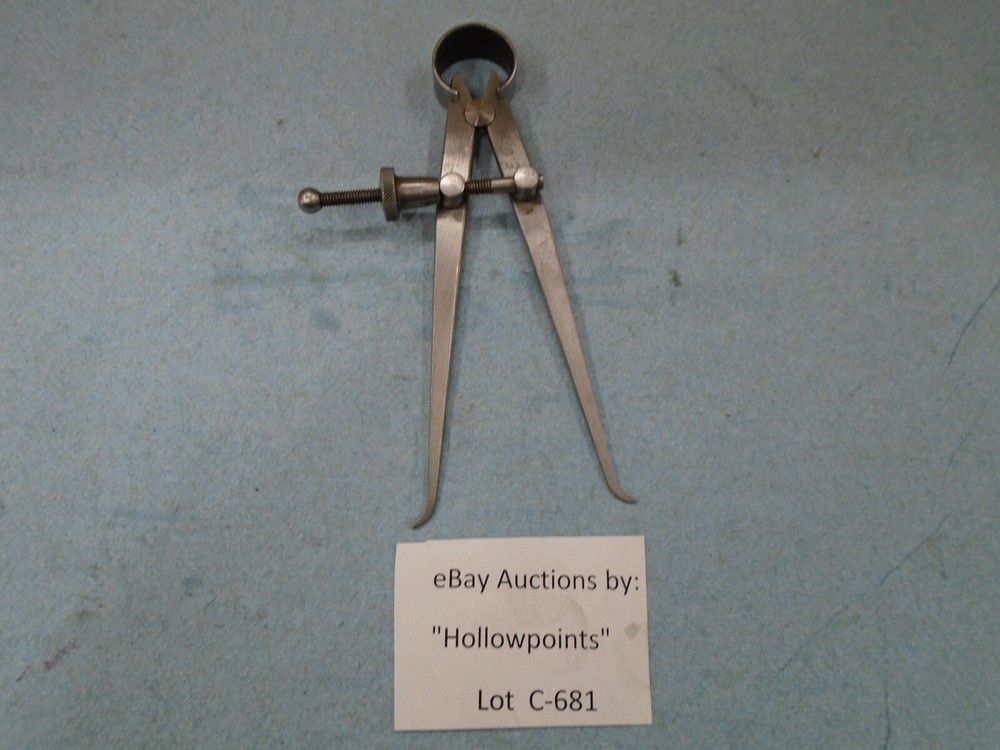 Lufkin No. 42 Inside Spring Type Caliper 4" w/ solid nut  C681