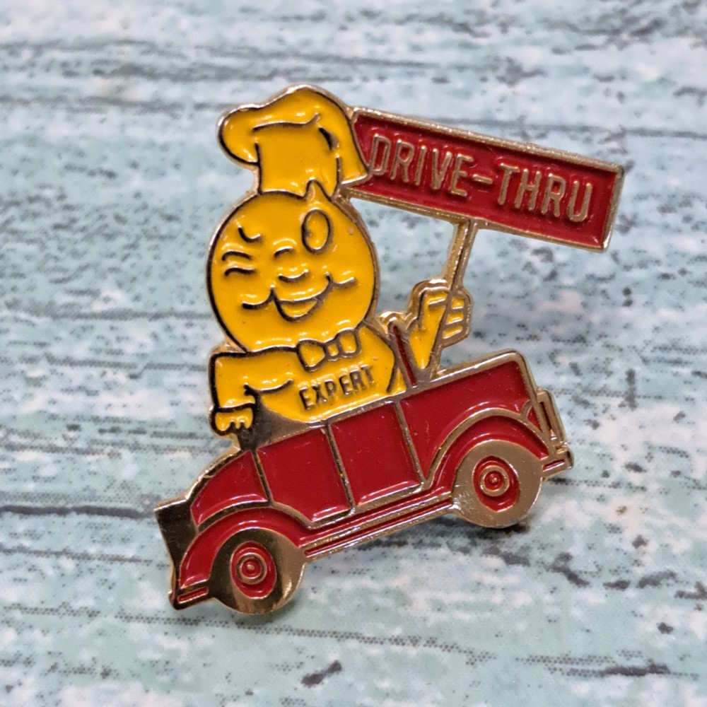 McDonald's Crew Employee Pin - Drive Thru Expert Speedee