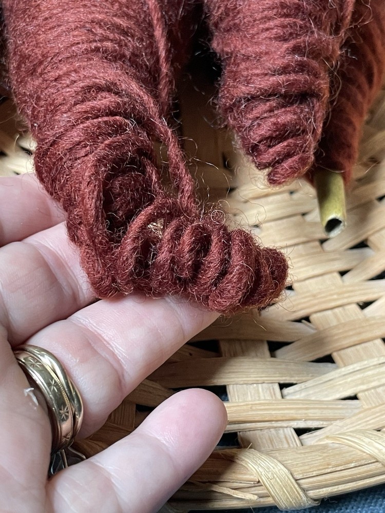 Wool Spools For Weaving ?? - 4 Spools- Brown