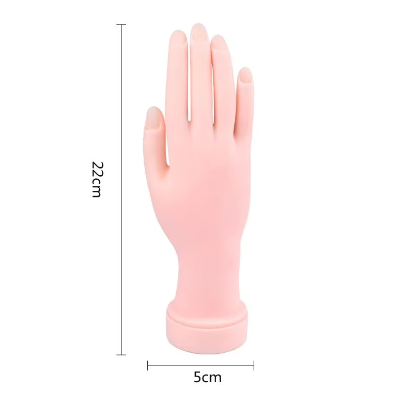 Manicure practice plastic hand model