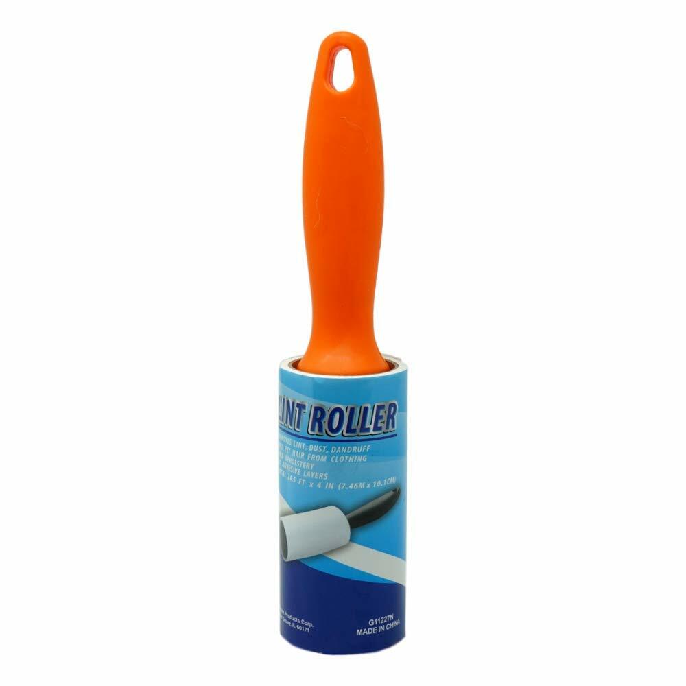 Lint Roller Combo Pack, 4 Rollers, Assorted Colors